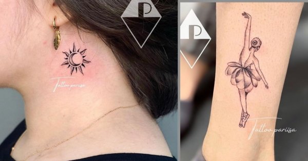 Małe, kobiece tatuaże - to świetny pomysł na pierwszą dziarę! Zobacz najlepsze projekty!