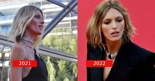 Anja Rubik zachwyca stylizacjami w Cannes! Porównujemy jej kreacje z 2022 i 2021 roku