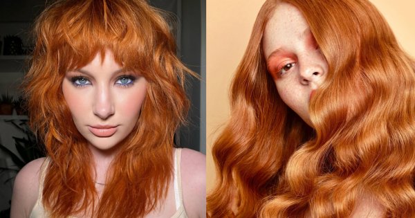 #COPPERRED - miedziany rudy na najmodniejszych fryzurach sezonu! Long bob, shaggy hair i wiele więcej!