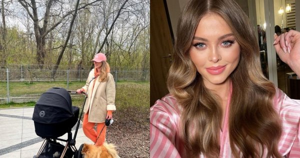 Joanna Opozda niczym pani wiosna pozuje w zwiewnej sukience: "Za długa na Ciebie. Przewrócisz się" - ktoś pisze
