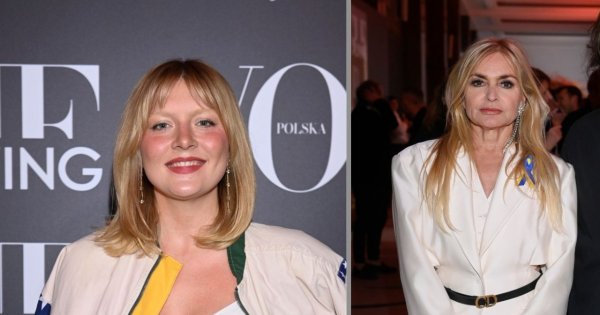 Iga Krefft i Monika Olejnik w białych stylizacjach na imprezie Vogue'a. Dla której biel okazała się łaskawsza?