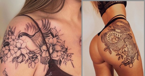 #womantattoo - tatuaże kobiece. Zobacz najlepsze projekty 2022 roku i zainspiruj się!