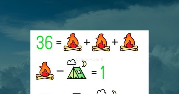 Oto nietypowe równanie matematyczne, z którym nie każdy sobie poradzi. Dasz radę?