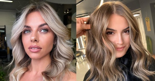 Beżowy blond i beżowy brąz - najmodniejsze koloryzacje! Fale, long bob, curtain bangs - zobacz trendy propozycje na czerwiec 2022!