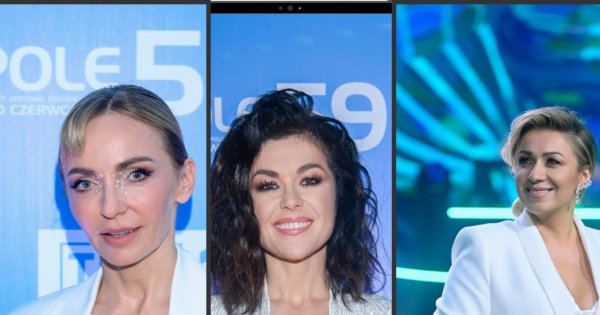 Opole 2022: Gwiazdy w białych garniturach: Katarzyna Cerekwicka, Katarzyna Cichopek i Anna Wyszkoni. Która prezentuje się najlepiej?