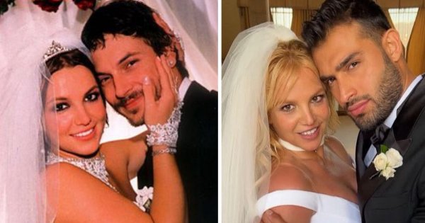Britney Spears wychodziła za mąż trzy razy. Porównujemy jej suknie ślubne!