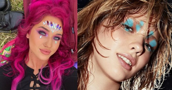 #FESTIVALMAKEUP - zobacz najświeższe trendy w festiwalowych makijażach na lato 2022!