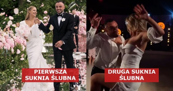 Karolina Pisarek miała drugą suknię ślubną! To w niej zatańczyła pierwszy taniec! Która ładniejsza?
