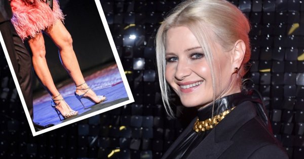 Małgorzata Kożuchowska i jej modowy powrót do przeszłości... Ta sukienka z piórami wygląda jak z lat 80-tych!