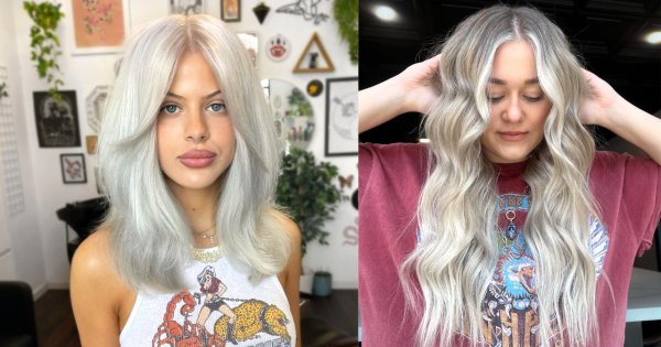 #ASHBLONDE - nastała moda na popielaty blond! Zobacz połaczenia z long bobem, curtain bangs i nie tylko!