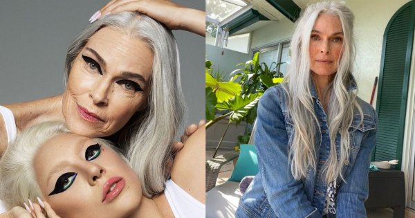 Siwe włosy według Roxanne Gould - zobacz, jak nosić je z dumą! Silver modelka współpracuje z najlepszymi, w tym z Lady Gagą!