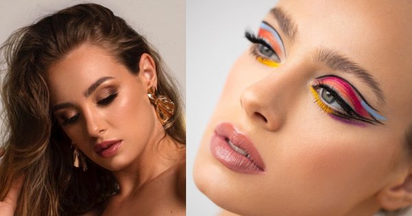 Wiktoria Gąsiewska pozuje w smoky eyes do kompletu z sensualną bielizną. Zobacz ten oraz inne fantastyczne makijaże pieknej aktorki