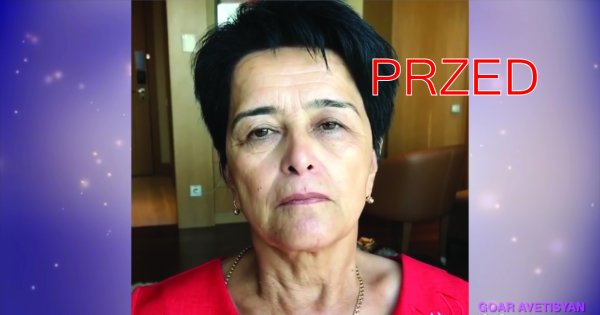 63-latka otrzymała od syna na urodziny wspaniały prezent - metamorfozę makijażową! Zaskakujący efekt WOW!