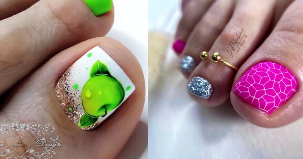 Najświeższe trendy w pedicure. 15 modnych propozycji na paznokcie u stóp na sierpień 2022!