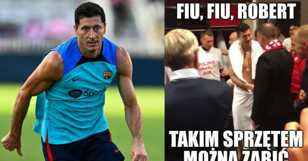 Robert Lewandowski oficjalnie przeszedł do FC Barcelony! Sieć zalały memy!
