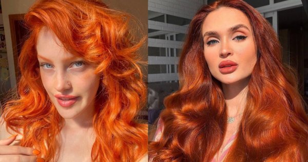 Wielki powrót rudej koloryzacji! Zobacz najmodniejsze odcienie na cięciu long bob, curtain bangs, na falach i nie tylko!