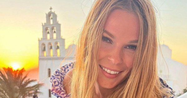 Małgorzata Tomaszewska odsłoniła zbyt wiele na urlopie? Sukienka podwinęła się jej niebezpiecznie wysoko...