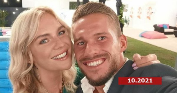 Magda i Wiktor z "Love Island 4" wciąż razem! Ona w czarnej sukience z hiszpańskim dekoltem, on cały na biało!
