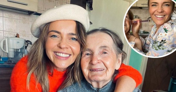 Edyta Herbuś zrobiła makijaż swojej babci! Fani nie kryją wzruszenia. "Popłakałam się"