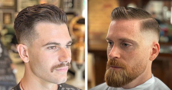 Fryzury męskie - trendy na wrzesień 2022. Side part quiff, pompadour i nie tylko!