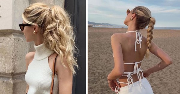Modne fryzury na urlop. Upięcia, koński ogon, mullet, fale i nie tylko! Poznaj najświeższe trendy