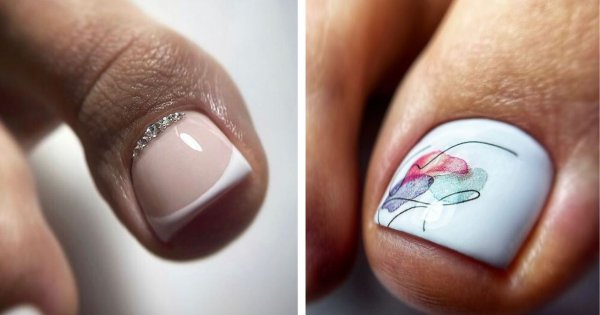 Jasne paznokcie u stóp. Trendy propozycje na pedicure na wrzesień 2022!
