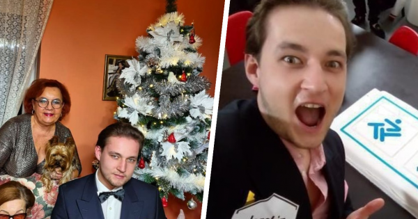 Joachim Zeiske z "Gogglebox" na plaży. Poły koszuli odsłoniły jego tors. Wow, ale się wyrobił! CIACHO?