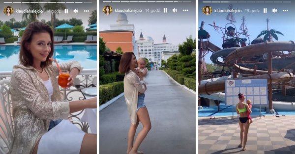 Klaudia Halejcio na wakacjach. "All inclusive wjechało jak zło!"