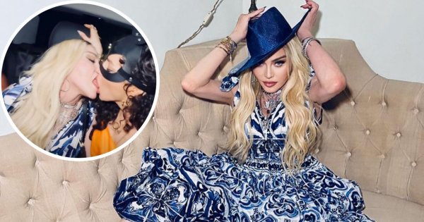 Madonna całuje o połowę młodsze dziewczyny. Tak świętowała swoje 64 urodziny