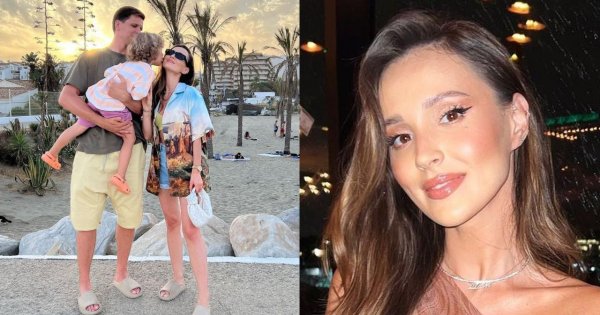 Marina Łuczenko w sukience na urodziny. Jej kreacja niewiele zasłoniła! Mama "na wychodnym"