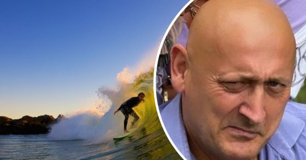 Jacek Wójcik z "Królowych życia" łapie fale. Jaki kraj, taki surfer...