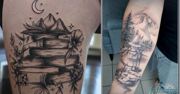 Tatuaż związany z hobby - piłka, książka, wspinaczka, kwiaty. Zobacz najlepsze projekty!