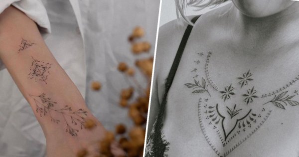 #ornamenttattoo - tatuaż ornamentny. To piękny i kobiecy styl! Zobacz najlepsze projekty!