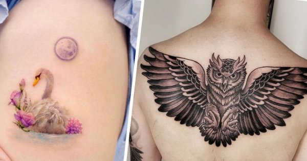 #birdtattoo - tatuaże ptaki: ukazują piękno, wolność, szybkość i siłę życiową! Zobacz te piękne projekty!