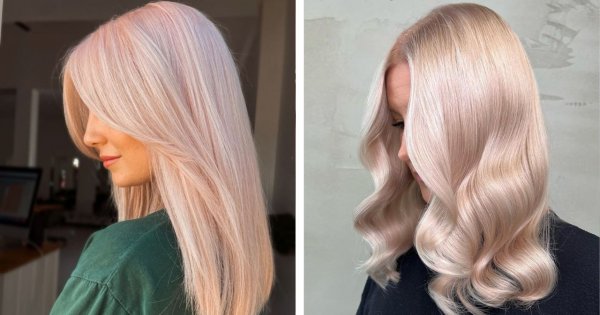 Perłowy blond - hit na październik 2022! Zobacz aż 21 propozycji dla cięcia long bob i nie tylko!