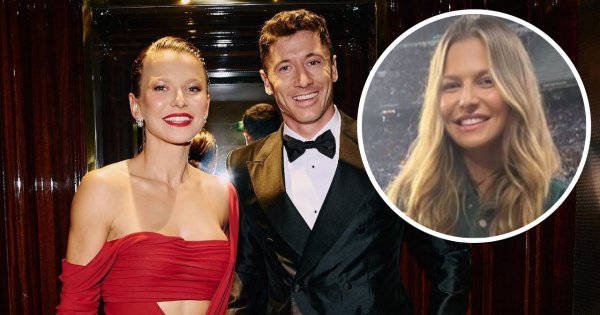 Anna Lewandowska w skąpym wdzianku zagrzewa Roberta Lewandowskiego do gry! Tak dopingowała go na meczu!