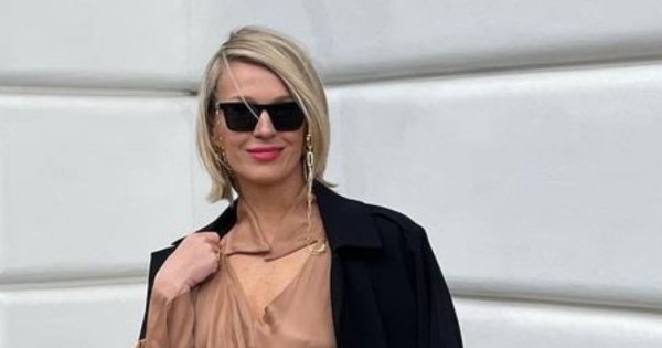 Magda Mołek w jasnej stylizacji na jesień! Ten płaszcz zdobywa podium na modowych salonach?
