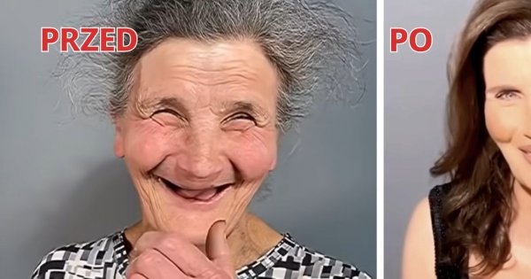 Fenomenalna metamorfoza 80-latki! Delikatny makijaż i czekoladowy brąz na włosach odjął jej 30 lat!