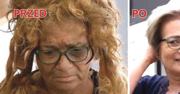 Szokująca metamorfoza bezdomnej kobiety - nowa fryzura i lekki makijaż kompletnie ją odmieniły!