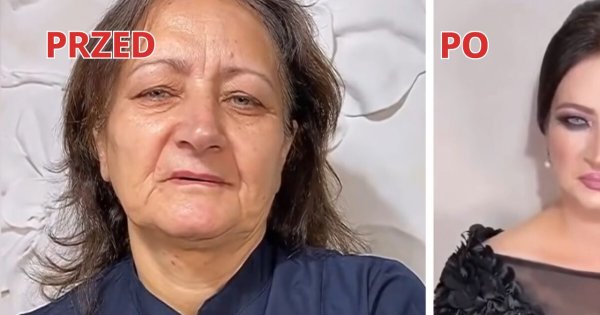 Zachwycająca metamorfoza 70-latki. W makijażu smoky eyes wygląda jak królowa z baśni!