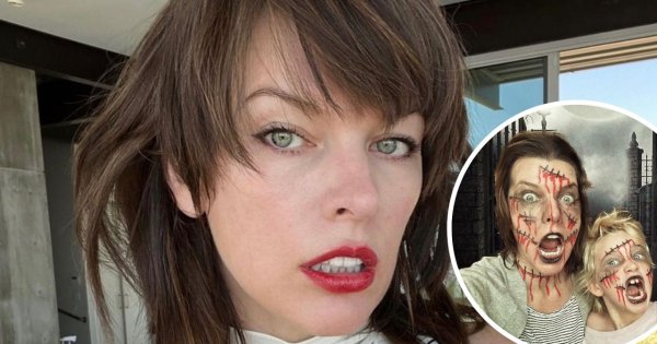 Milla Jovovich z córką świętowały Halloween w... Polsce! Co one, u licha, tu robią???