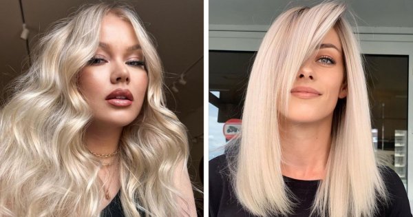 Mleczny blond w najpiękniejszych propozycjach na jesień 2022. Long bob, fale i nie tylko!