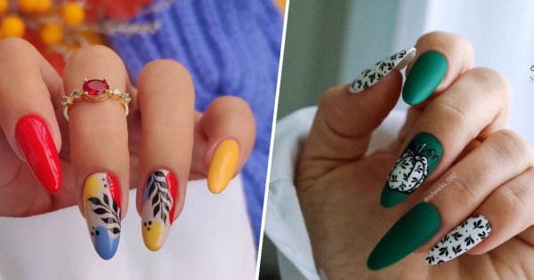 Paznokcie z motywem liścia. To piękny jesienny trend w stylizacji! Oto 15 najlepszych przykładów