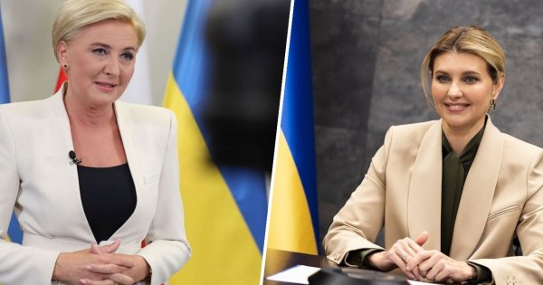 Ołena Zełenśka i Agata Duda spotkały się w Belwederze. Która z nich prezentowała się lepiej?