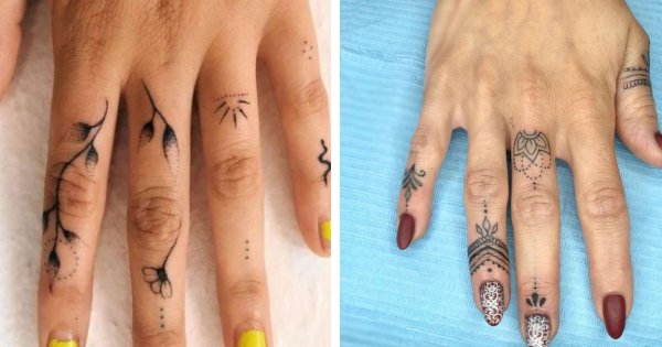 #fingerstattoos - tatuaże na palcach. Zobacz 15 najlepszych motywów i zainspiruj się!