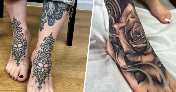 #foottattoo - tatuaż na stopie. Zobacz najpiękniejsze projekty wykonane w 2022 roku!