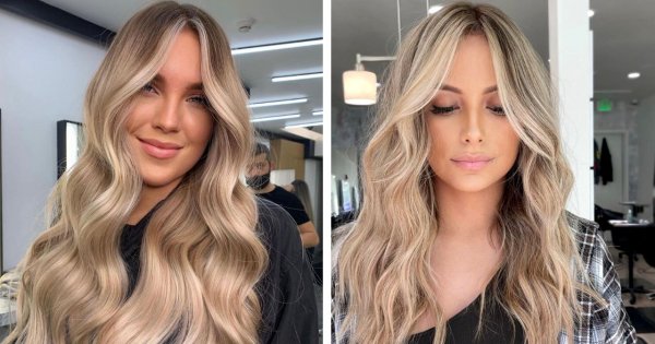Beżowy blond. Flamboyage, front blond i inne propozycje na tę modną koloryzację w trendach na jesień 2022