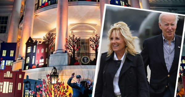 Halloween w Białym Domu. Pierwsza dama założyła strój motyla, a Joe Biden najwyraźniej wystąpił w przebraniu prezydenta