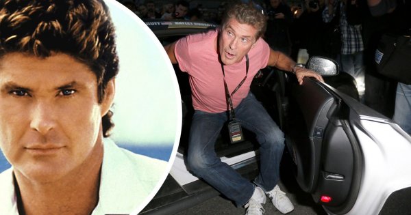 70-letni David Hasselhoff z młodszą o 28 lat żoną na gali MTV. Ale było gorąco!