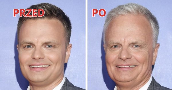 Jak gwiazdy będą wyglądały jako dziadkowie? SYMULACJA! Marcin Hakiel słodko, Filip Chajzer jak swój tata